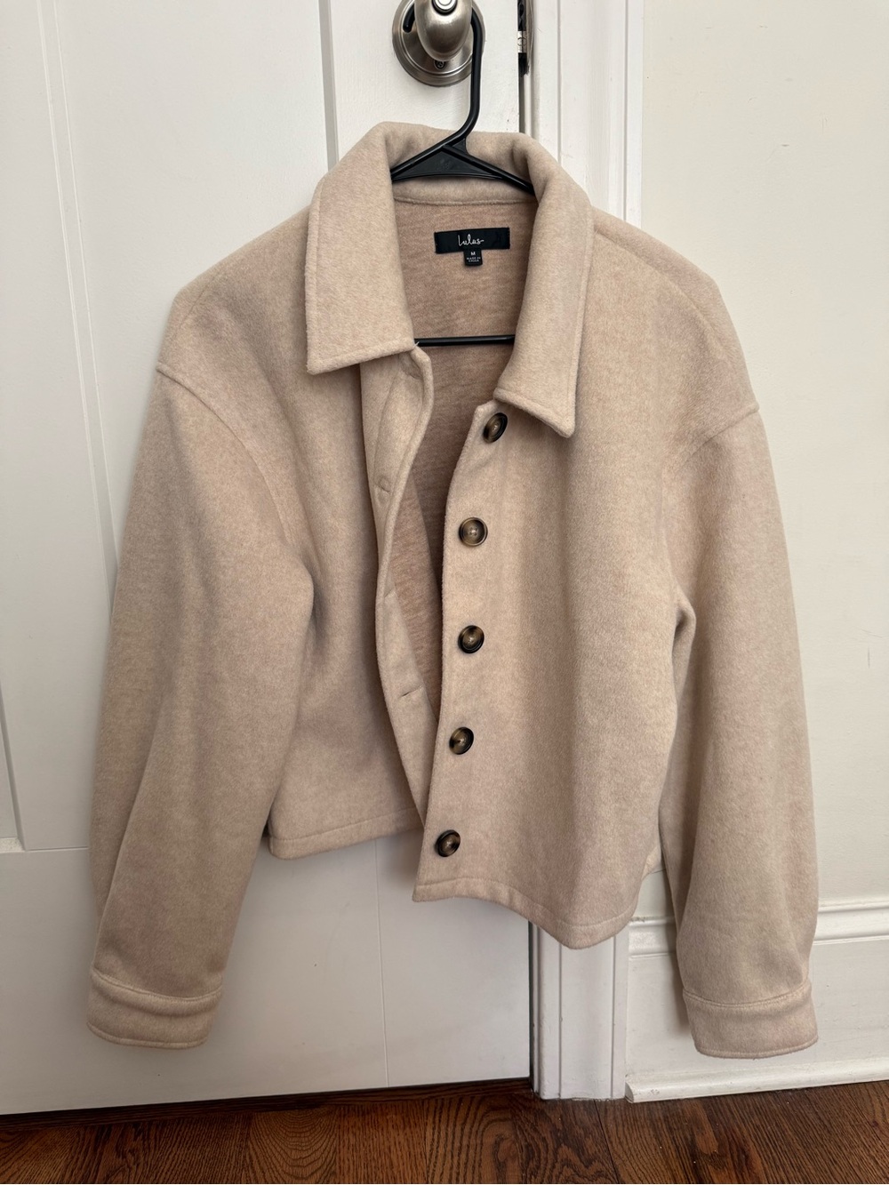 Cropped button up jacket